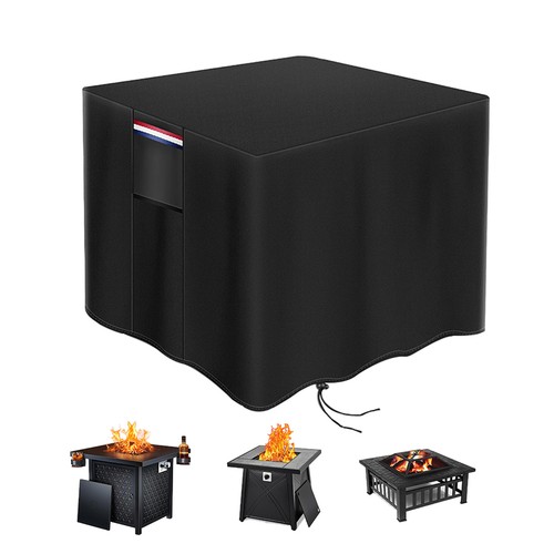Rectangular Outdoor Patio Firepit Cover Windproof Table Cover approving - Picture 4 of 15