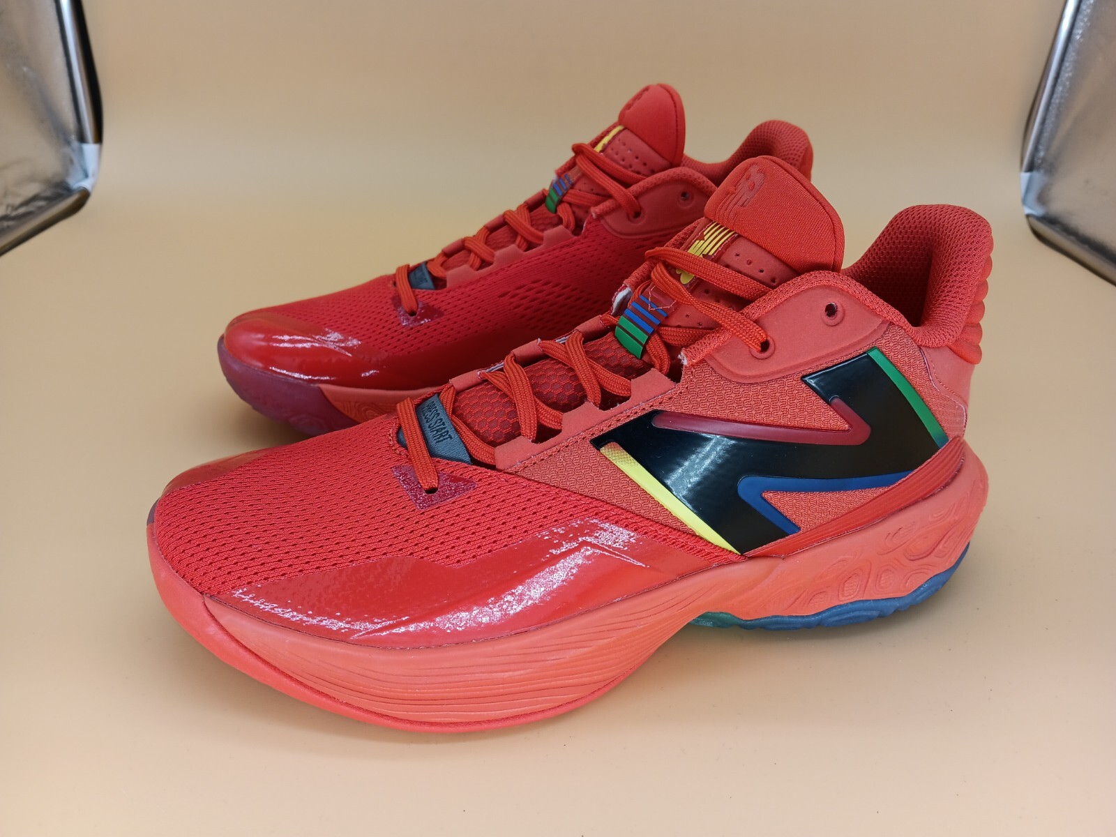 Sz 8.5 D Men/ 10 Women New Balance Two WXY V4 Gamer Tag Pack Red Basketball Shoe