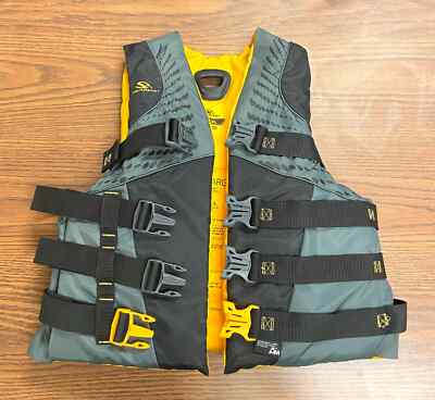 Stearns Life Jacket - Adult Large/X-Large Size, Unisex, Antimicrobial Fabric