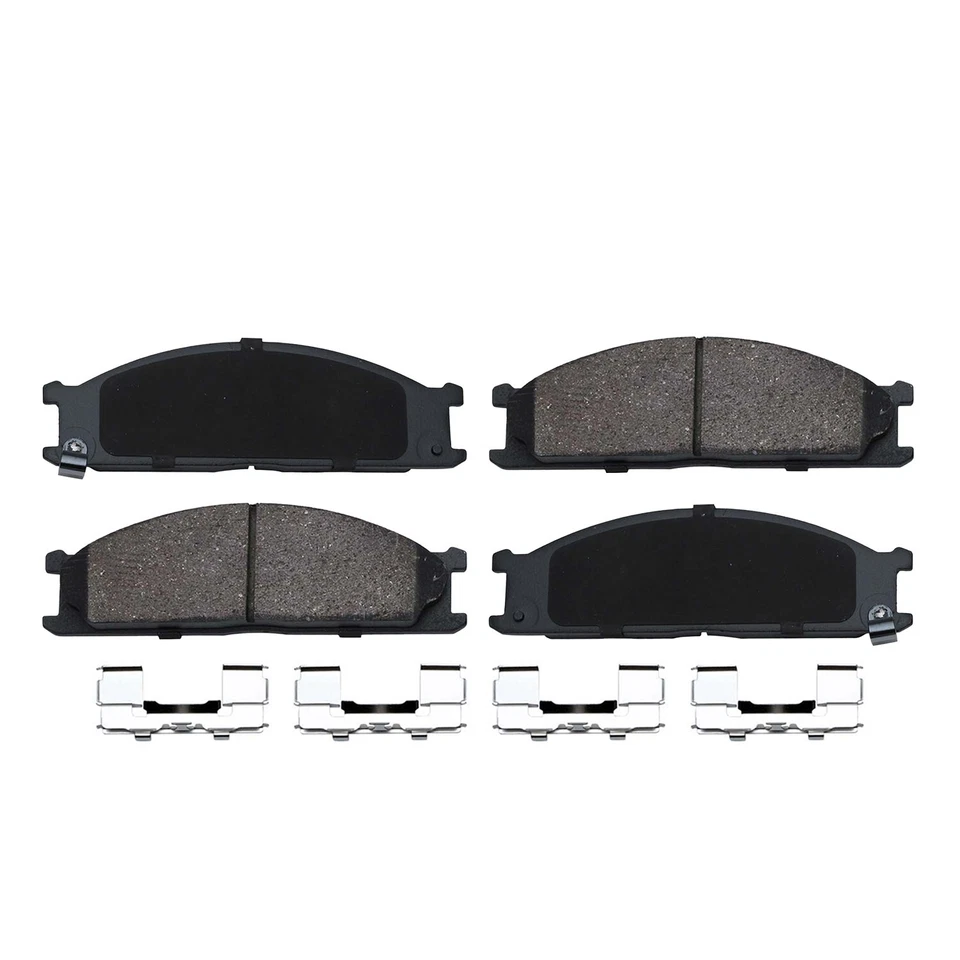 Pastillas de freno delanteras de cerámica para Nissan 720 D21 Frontier Pathfinder Subaru SVX de 4 piezas Foto 4 de 4