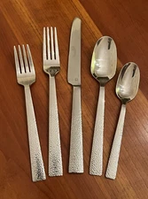 IMPRESSIONABLE Kenneth Cole Reaction Hammered Glossy 18/10 Stainless  - Choice