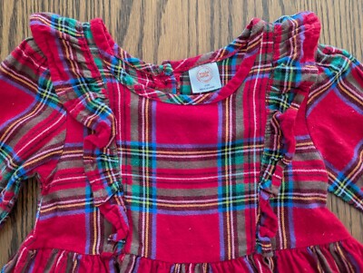 sachin and babi light blue dress Handmade Red Plaid Dress: Christmas Holiday Toddler Outfit