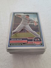 Lot of 50- Panini 2023 USA Baseball Stars & Stripes CARTER HOLTON 50 Cards VANDY