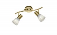Stilvoller 12W Led Spot Strahler KüChe Messing Matt Metall Modern Alabaster Neu