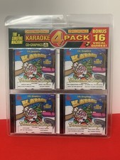 The Singing Machine Christmas Songs 4 Pack Karaoke-32 Recordings-New/ Sealed