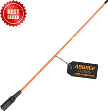 AR-771C GMRS Antenna 15.3" SMA-F for Baofeng UV-5R UV-5G GM-5RH TD-H3 Orange