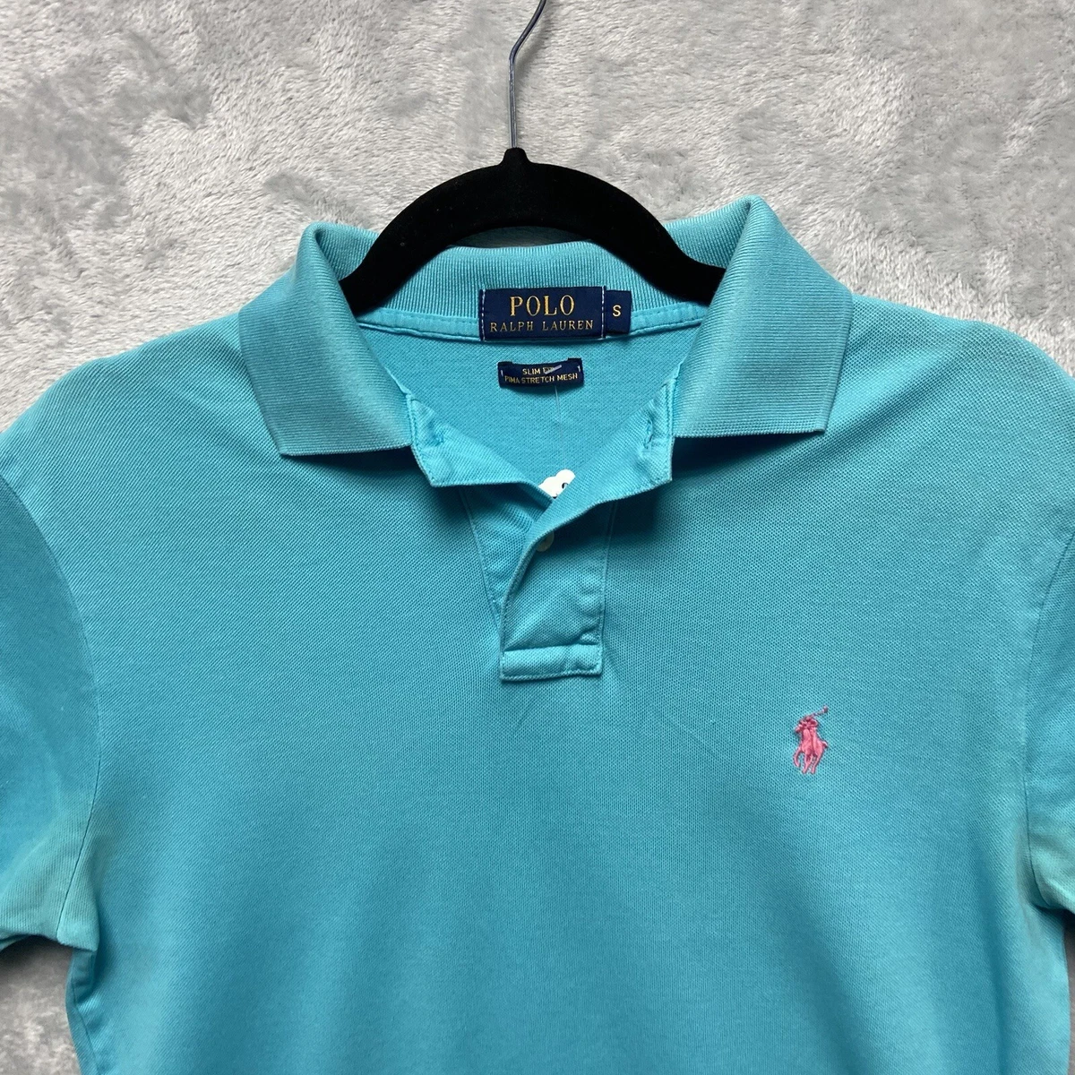 Light blue hot sale polo shirt mens