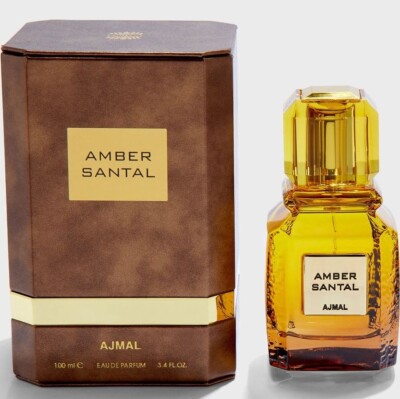 Amber Santal by Ajmal Perfumes 100ml EDP Spray - Free Express Shipping SEALED