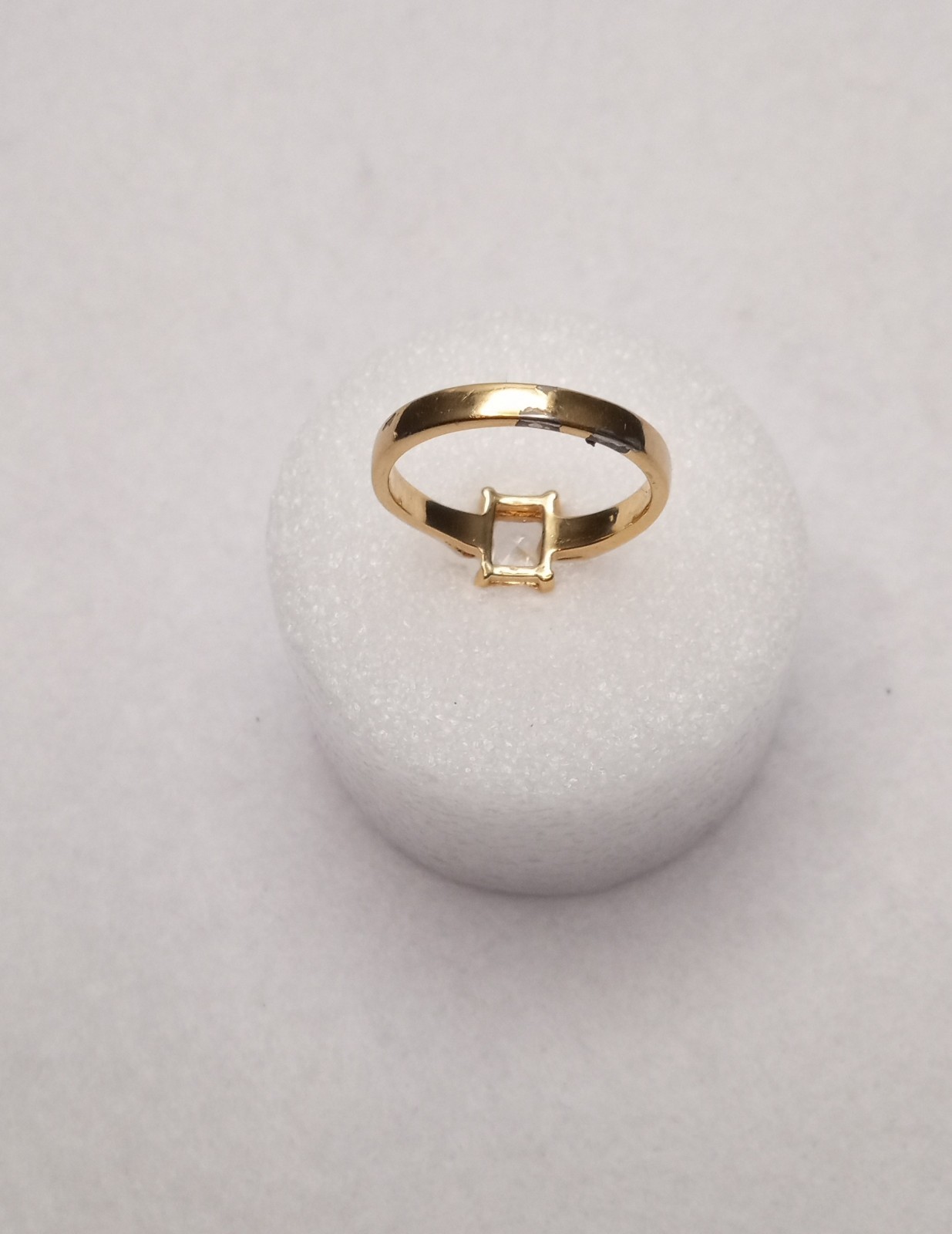 Simulated Diamond, Simulated Emerald 4 Ring Lot S… - image 7