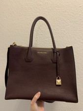 Michael Kors Merker Large Ledertasche Farbe D...