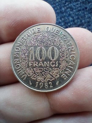 West African States 100 Francs, 1982