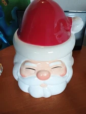 Harry & David Ceramic Santa Claus/St. Nick Cookie Jar Holiday Collection 10"
