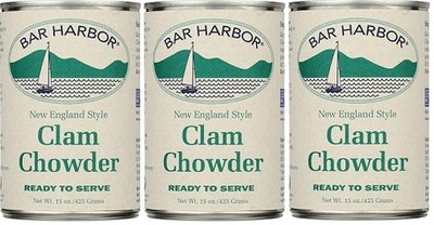 Bar Harbor New England Style Clam Chowder 3 Pack