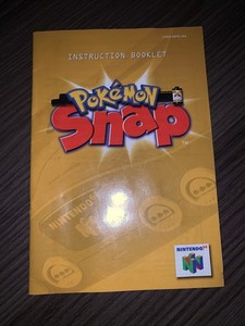 Pokémon Snap Nintendo 64 N64 Manual Amazing Condition