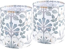 2 PCS Small Tall Lamp Shades 10x10x10 Inch Table Floor Lamps Polyester Drum