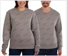 NWT Kirkland Signature Costco Mens Womens Sweatshirt Gray Logo Crewneck Unisex