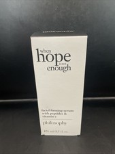 JUMBO Philosophy WHEN HOPE IS NOT ENOUGH Facial Firming Serum, 5.7 fl.oz., NIB