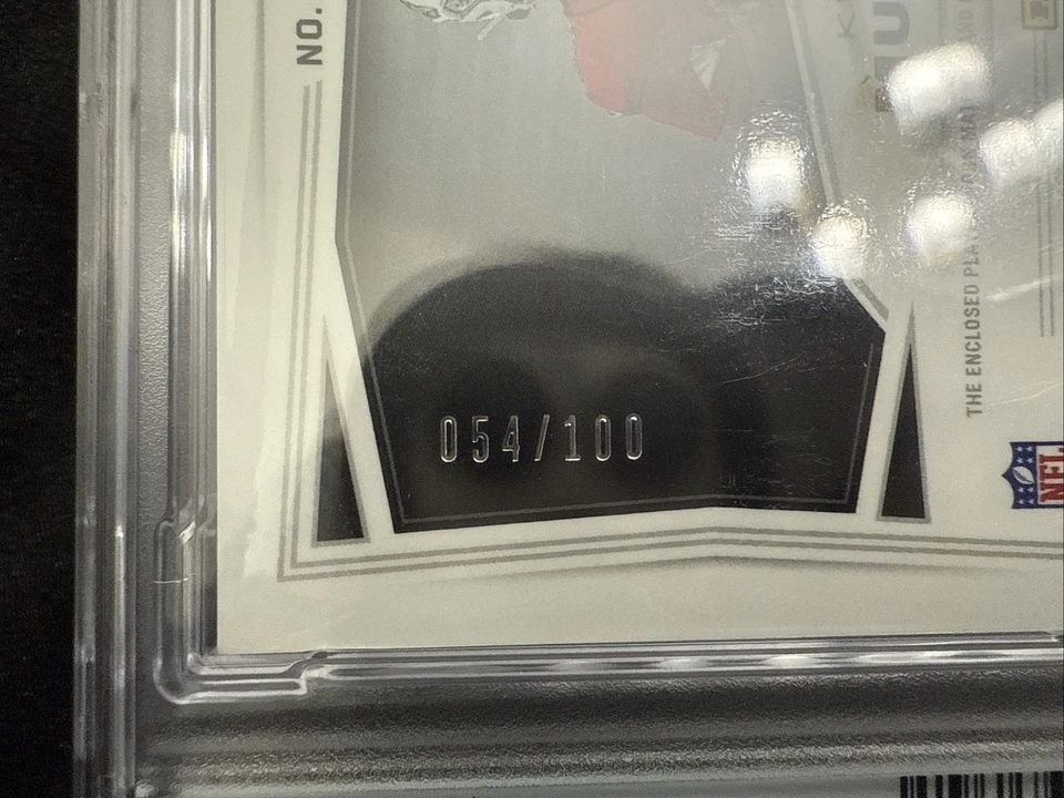 2019 Obsidian Rookie Jersey Auto RPA Kyler Murray /100 PSA 9 - Image 4 of 4