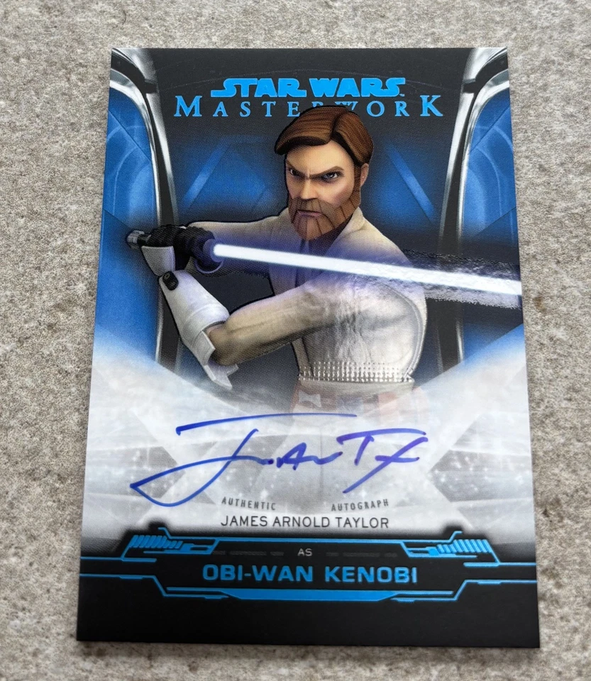 2019 Star Wars Masterwork Taylor As Obi-Wan Kenobi Blue Autograph Auto /99 - Image 4 of 4