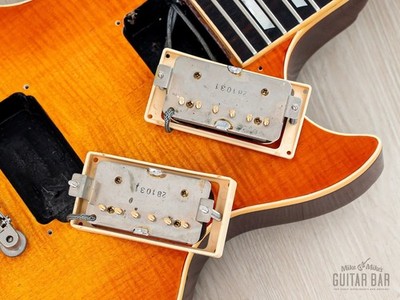 1979 Greco EG850 Limited Edition Flame Top Burst w/ Maxon PU-2s