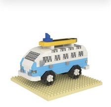 Mini Building Blocks 379 Pcs Hawaii camper van surfboard holiday set