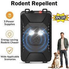 4 Pack Ultrasonic Rodent Repellent for Car Engines Under Hood Animal Repeller
