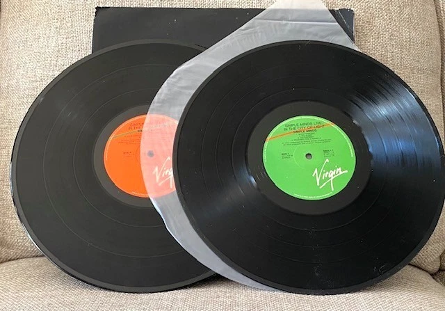 Simple Minds 'LIVE IN THE CITY OF LIGHT' 2xLP (1987)  NM/VG - Image 4 of 4