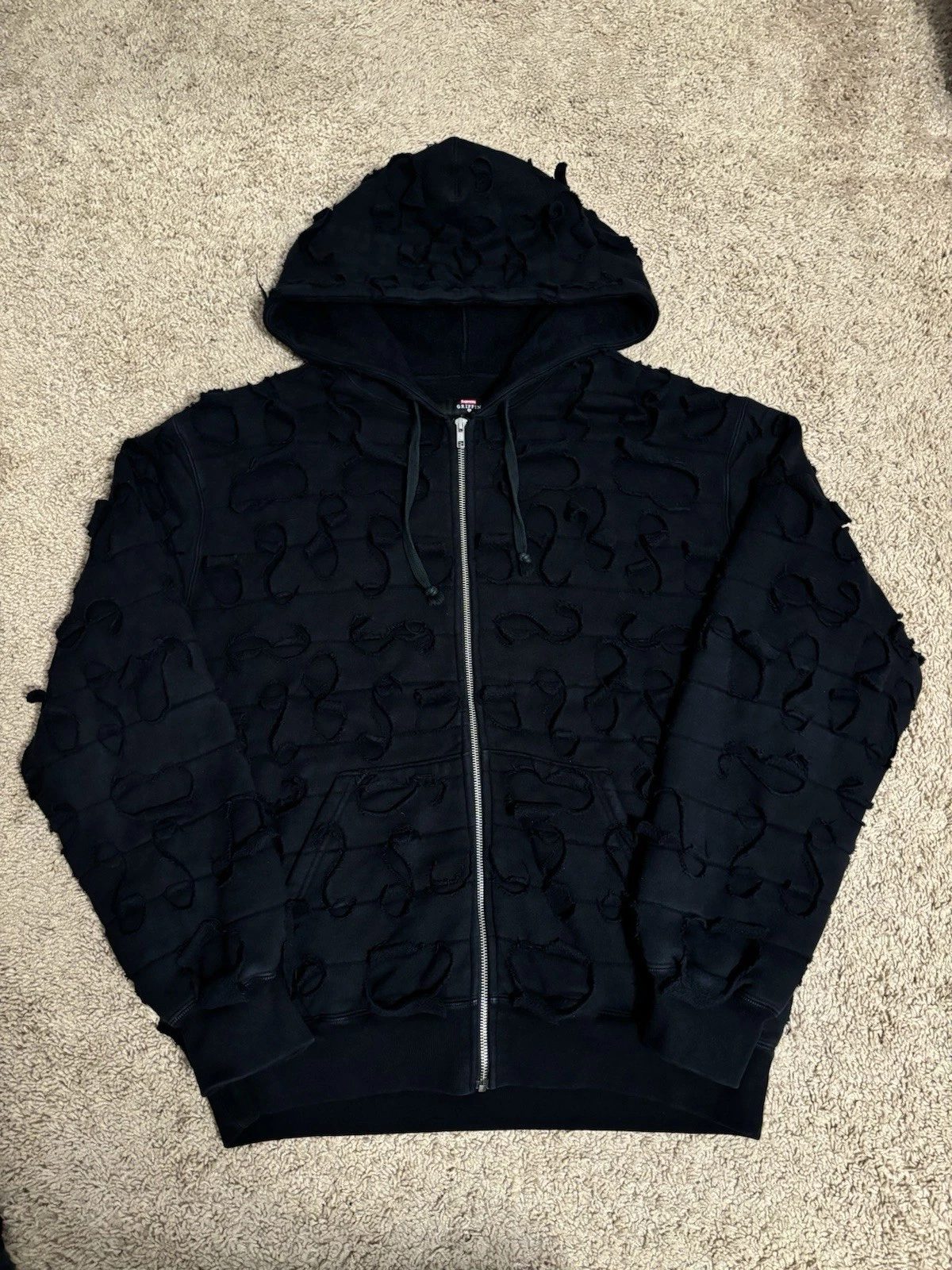 Sweat à capuche zippé Supreme Griffin