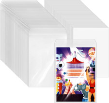 50 Sets Current Size Comic Book Bags and Boards, Reusable Transparent