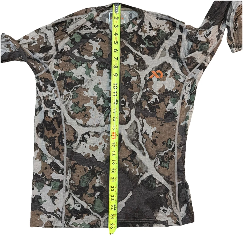 First Lite Men’s 100% Merino Wool Medium 1/4 Zip Base Layer Hunting Shirt - Image 3 of 4