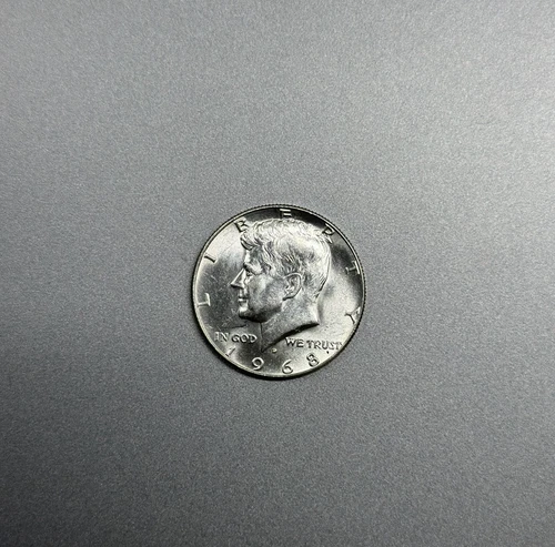 1968-D Kennedy Half Dollar 40% Silver BU Uncirculated Denver Mint Silver