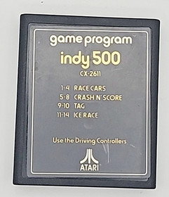 Lot of 5 Classic Atari 2600 Games: Pac-man, Warlords, Indy 500 & More Untested