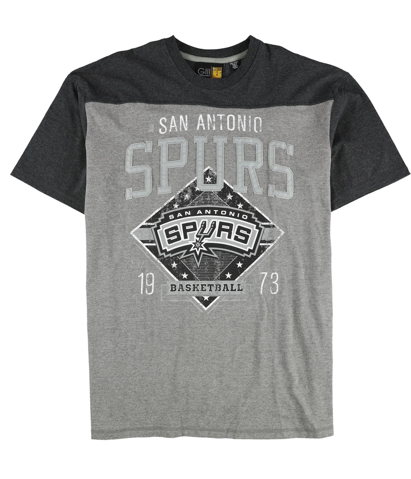 G-III Sports Mens NBA BIGMAN Graphic T-Shirt Grey XX-Large 5090₽
