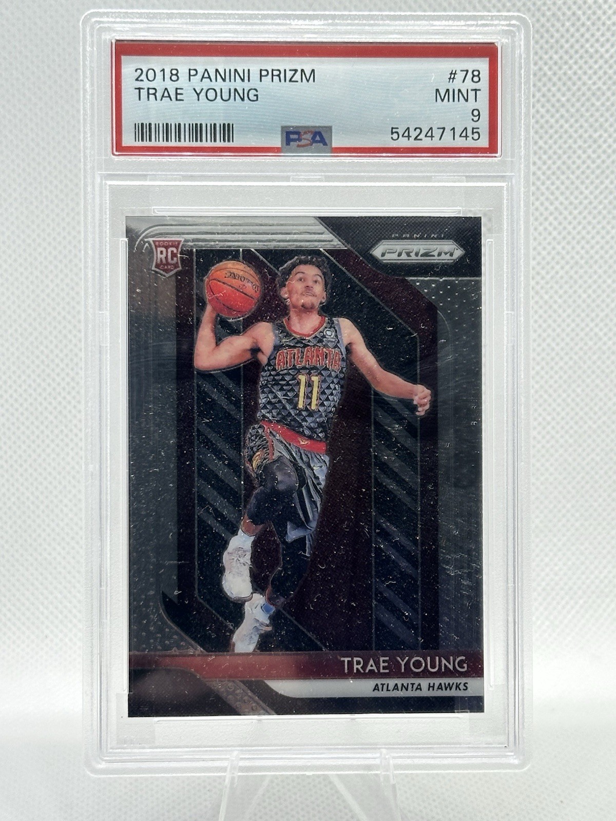 2018 Panini Prizm Trae Young #78 PSA 9