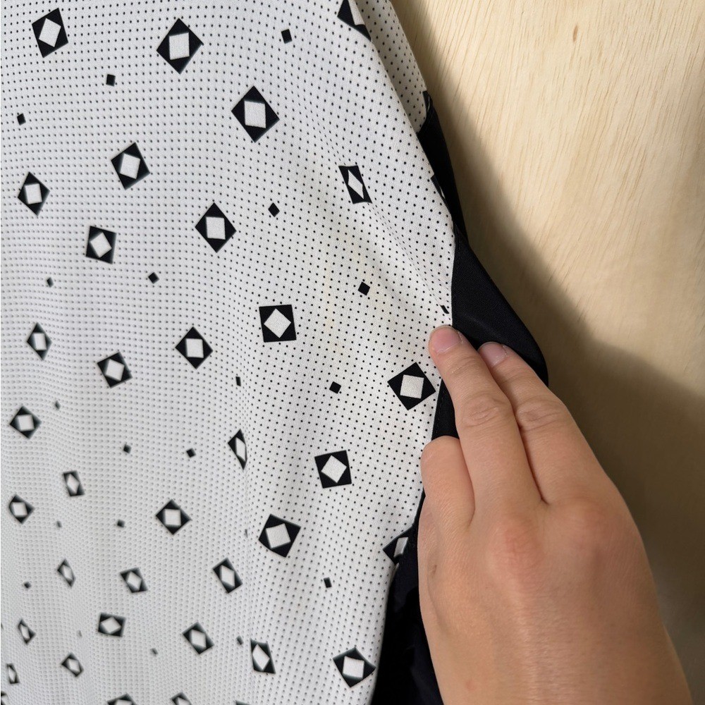 Vintage 90s Versace Patterned Button Down Blouse … - image 6