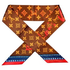 Authentischer Louis Vuitton Bandeau Seidentuch Monogramm M71991 Seidentuch BA090020