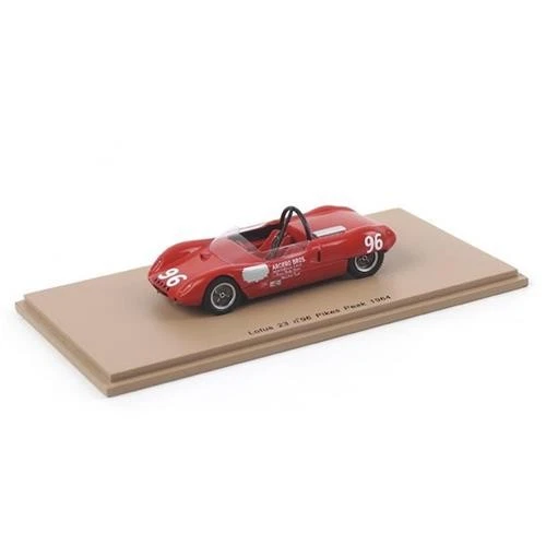 1:43 Spark Lotus 23 Spider #96 Rally Pikes Peak 1964 B.Unser Red PP003 Modellino - Immagine 2 di 2