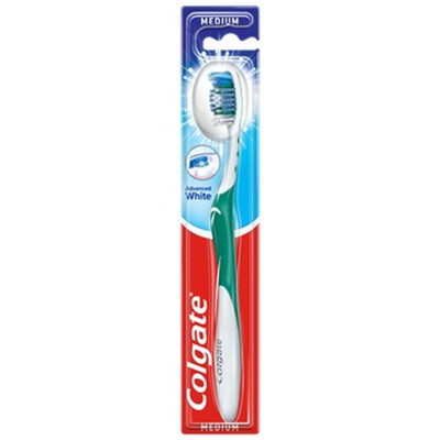 8718951399419 Szczoteczka do zębów Colgate Advanced White Średnia Colgate-Palmol