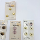Vintage Lot Of 25 Cards Lansing Buttons Cards Variety Of Colors & Styles — photo 4