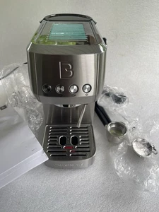 CASABREWS 3700 Essential 20 Bar Espresso Machine w/milk Steamer Stainless Steel
