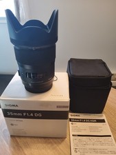 SIGMA 35mm 1.4 DG HSM Art Lens for Canon EF Mount Lens. Excellent Condition.
