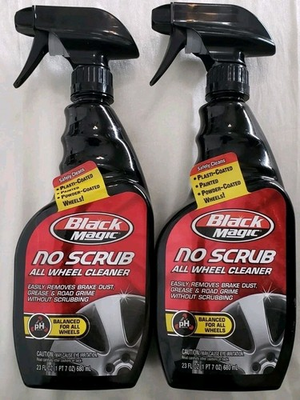 #ad 2 Pk Black Magic Auto NO SCRUB ALL WHEEL CLEANER Plastic Powder Coated Painted.. $5.99