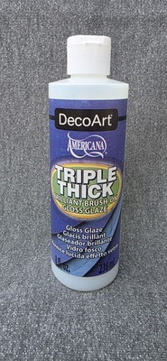 DecoArt Americana TG01 Triple Thick * brilliant Gloss glaze 236ml *  Klarlack *