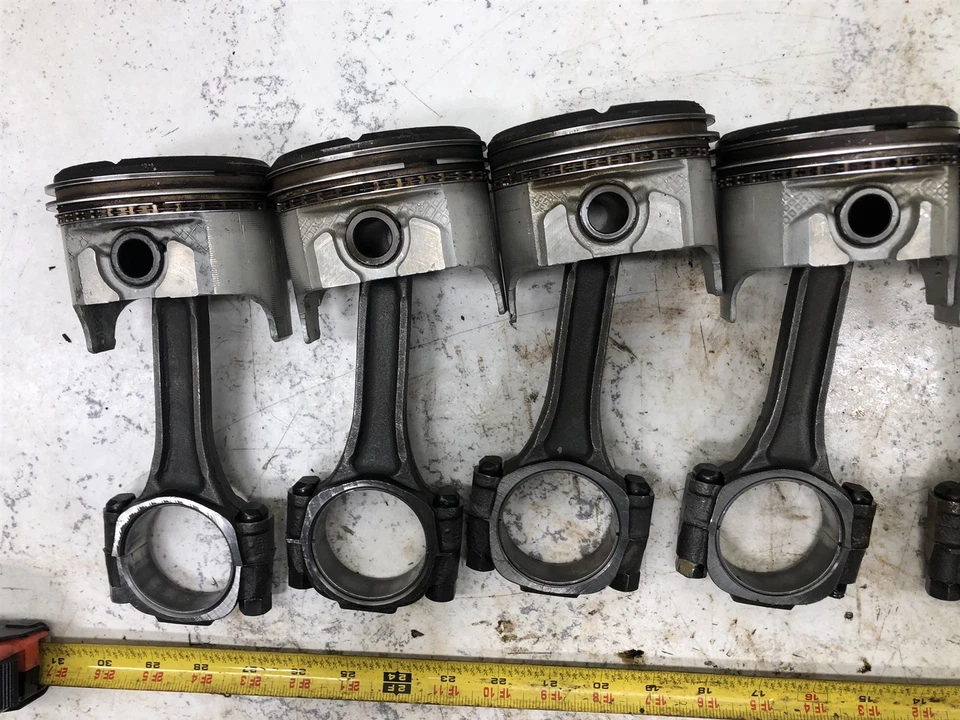 Yamaha Sterndrive 5.7 L 350 V8 GM Barco Marino Motor varillas y pistones Foto 4 de 4