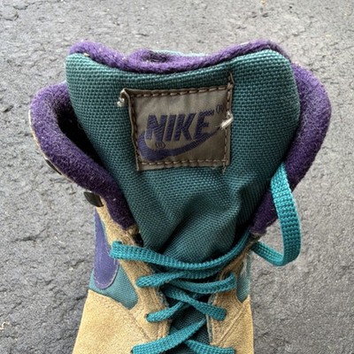 Vintage Nike Caldera Hiking Boots Suede Beige/Teal/Purple | eBay display picture 3
