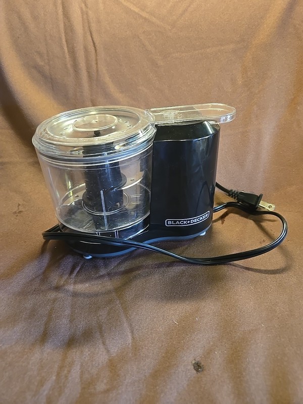 Black + Decker Electric Food Chopper Mini Food Processor 120V Working