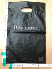 Mazda Shopper Plastic Bag Black Car Dealer Novelty