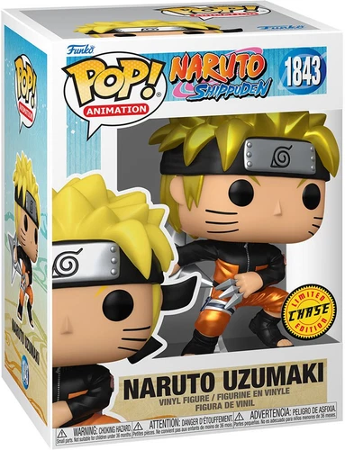 Funko Pop! Animation Naruto: Shippuden Naruto Uzumaki Metallic Chase#1843 13 Jan