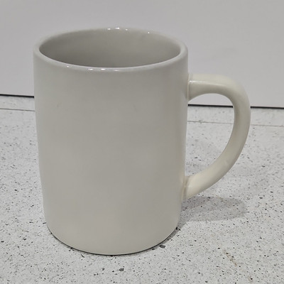 Hearth & Hand with Magnolia 16 oz White Stoneware Coffee Mug, Microwave Safe
