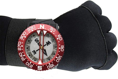 Scuba Choice Diving Deluxe Aluminum Frame Wrist Compass - Underwater Navigation - Picture 10 of 11